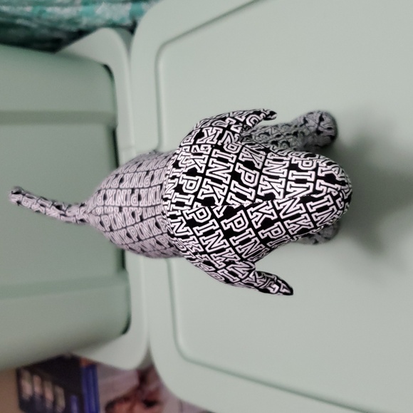 Victoria's Secret PINK Dog Plush LOGO 10X14 RARE - Picture 4 of 6